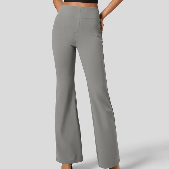 Halara Flex™ High Waisted Back Side Pocket Slight Flare Work Pants - Picture 1 of 3